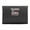 train insaiyan gym training to beat goku or krillin dbz dragon ball z Accessory Pouches