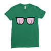 kacamata bujur Ladies Fitted T-Shirt