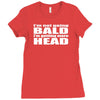 bald Ladies Fitted T-Shirt