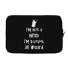 not a nerd Laptop sleeve