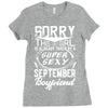 This Girl Is Taken By A Super Sexy September Boyfriend Ladies Fitted T-Shirt