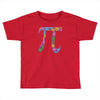spring pi tshirts  flowery colorful pi day gifts Toddler T-shirt
