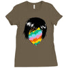 lovely face Ladies Fitted T-Shirt