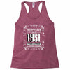 vintage made in 1951 perfectly aged a living legend Racerback Tank