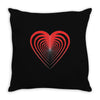 love red Throw Pillow