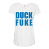 duck fuke Maternity Scoop Neck T-shirt