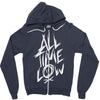 all time low graffiti Zipper Hoodie