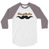 mustache (2) 3/4 Sleeve Shirt