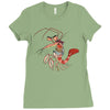 pirate shrimp Ladies Fitted T-Shirt
