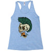 skull punk style Racerback Tank