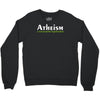 atheism funny retro religion jesus christ believer comic god Crewneck Sweatshirt