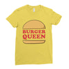 Burger Queen Veggie Ladies Fitted T-Shirt