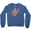 adesivo  hand shocker stickers bomb decal usdm jdm Crewneck Sweatshirt