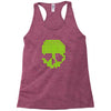 skull pixels t shirt cool funny Racerback Tank