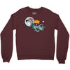 astronaut dog Crewneck Sweatshirt