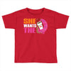 She Wants The D - Dunkin Donuts Toddler T-shirt