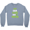 keep calm plants have protein Crewneck Sweatshirt