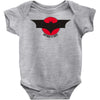 red batman Baby Bodysuit