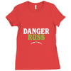 danger russ Ladies Fitted T-Shirt