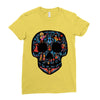 loco coco skul Ladies Fitted T-Shirt