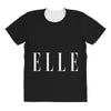 elle white logo All Over Women's T-shirt