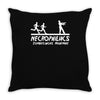 necrophiliacs zombies worst nightmare funny comic horror undead Throw Pillow