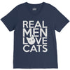 real men love cats V-Neck Tee