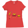 cat olympics Ladies Fitted T-Shirt
