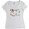 shaun of the dead Women's Triblend Scoop T-shirt
