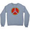 watermelon peace sign Crewneck Sweatshirt