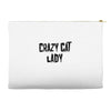 crazy cat lady Accessory Pouches