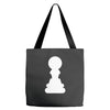 Chess King and Pawn Tote Bags