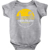 amity island jaws inspired movie shark printed Baby Onesie