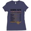 Scorpio Facts Zodiac Ladies Fitted T-Shirt
