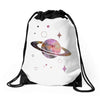 Cute Cosmos Drawstring Bags