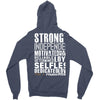 Strong Independent Motivated Scorpio Zipper Hoodie