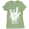 stand for heavy metal Ladies Fitted T-Shirt