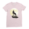 howl at the moon Ladies Fitted T-Shirt
