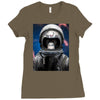 space momky Ladies Fitted T-Shirt