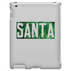 santa green glitter iPad 3 and 4 Case