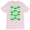sad alien and daisy nineties grunge pattern T-Shirt