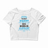 The Best Poppy Was Born In January Crop Top