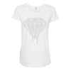 dripping diamond Maternity Scoop Neck T-shirt
