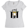 part time job   kitchen Women's Triblend Scoop T-shirt