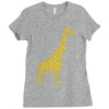 giraffe Ladies Fitted T-Shirt