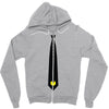 pac tie Zipper Hoodie