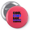 cool story babe white t shirt now make me a sandwich college humor fun Pin-back button