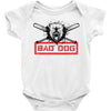 bad dog 5 Baby Bodysuit