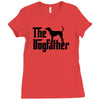 the dogfather bluetick coonhound Ladies Fitted T-Shirt