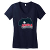 team america Women's V-Neck T-Shirt